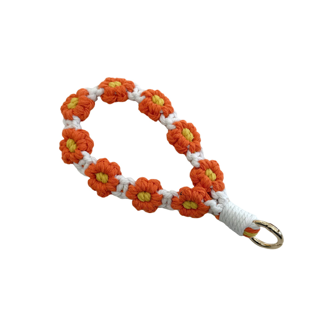 Floral Macrame Keychain Holder Bowlift