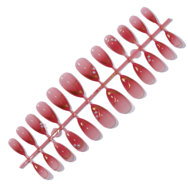 Elegant 3D Pearl Accent Nail Art Extensions Bowlift
