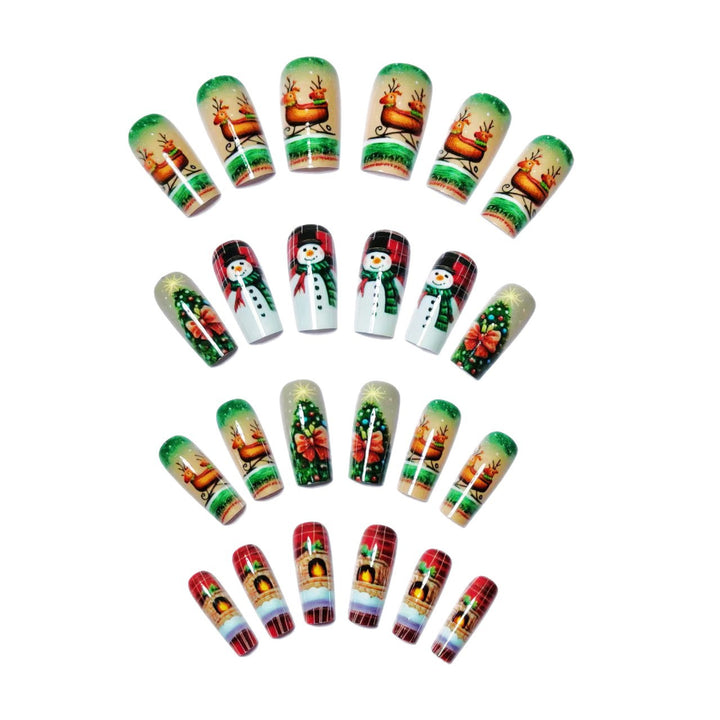 Holiday-Themed Nail Art Design Bowlift