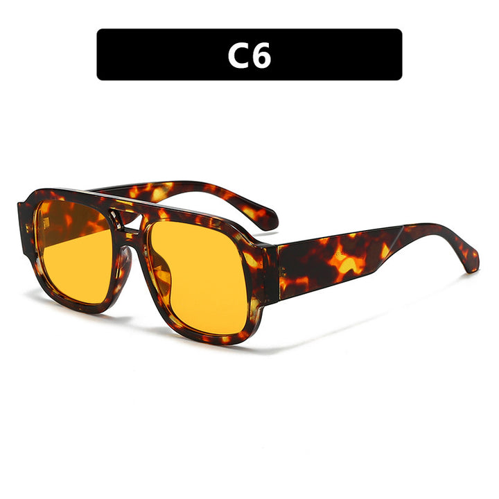 Ladies modern sunglasses in elegant rectangular design Bowlift