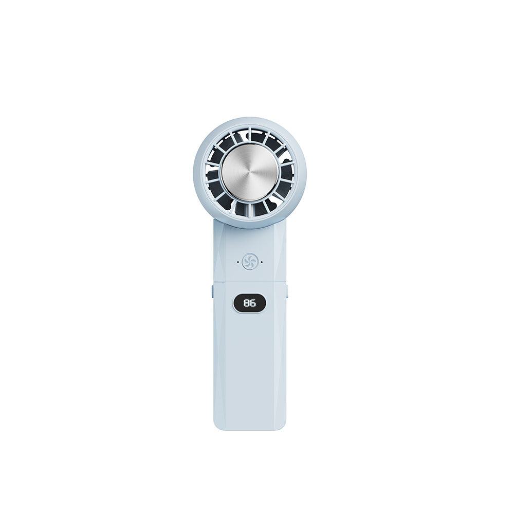 Women's portable USB fan with digital display Bowlift