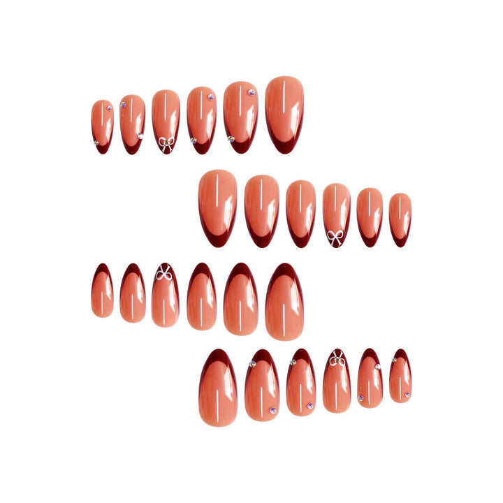 Elegant Press-On Stiletto Nail Art Bowlift