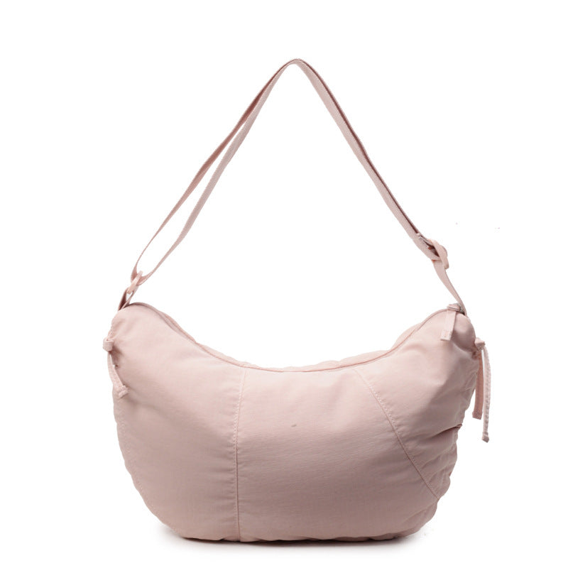 Casual Soft Fabric Hobo Bag Bowlift