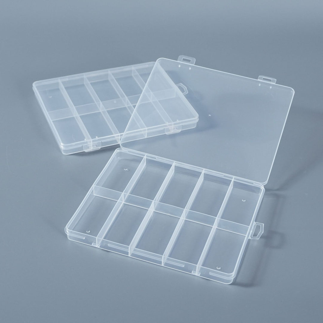 Multi-Divisional Clear Craft Storage Case Bowlift