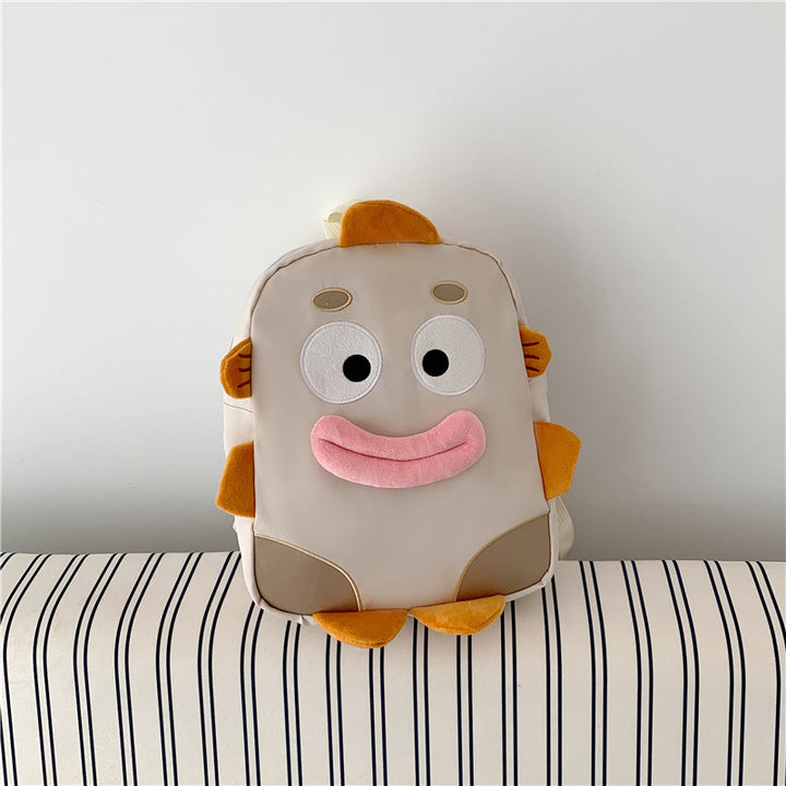 Plush Cartoon Character Backpack
