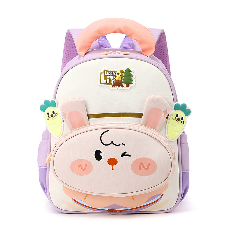 Children's Cartoon-Themed School Backpack Bowlift