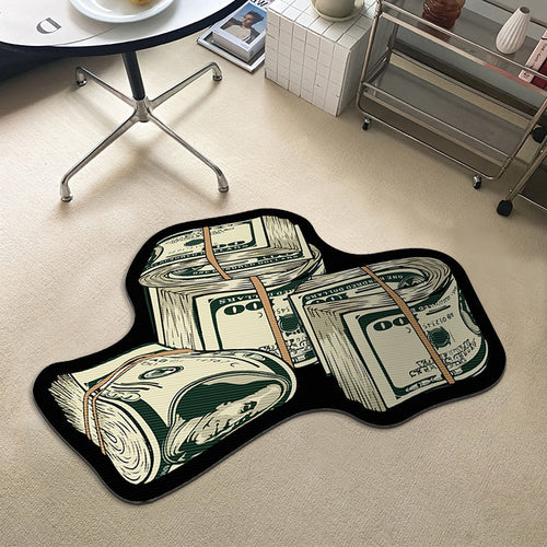 Money-Themed Floor Mat