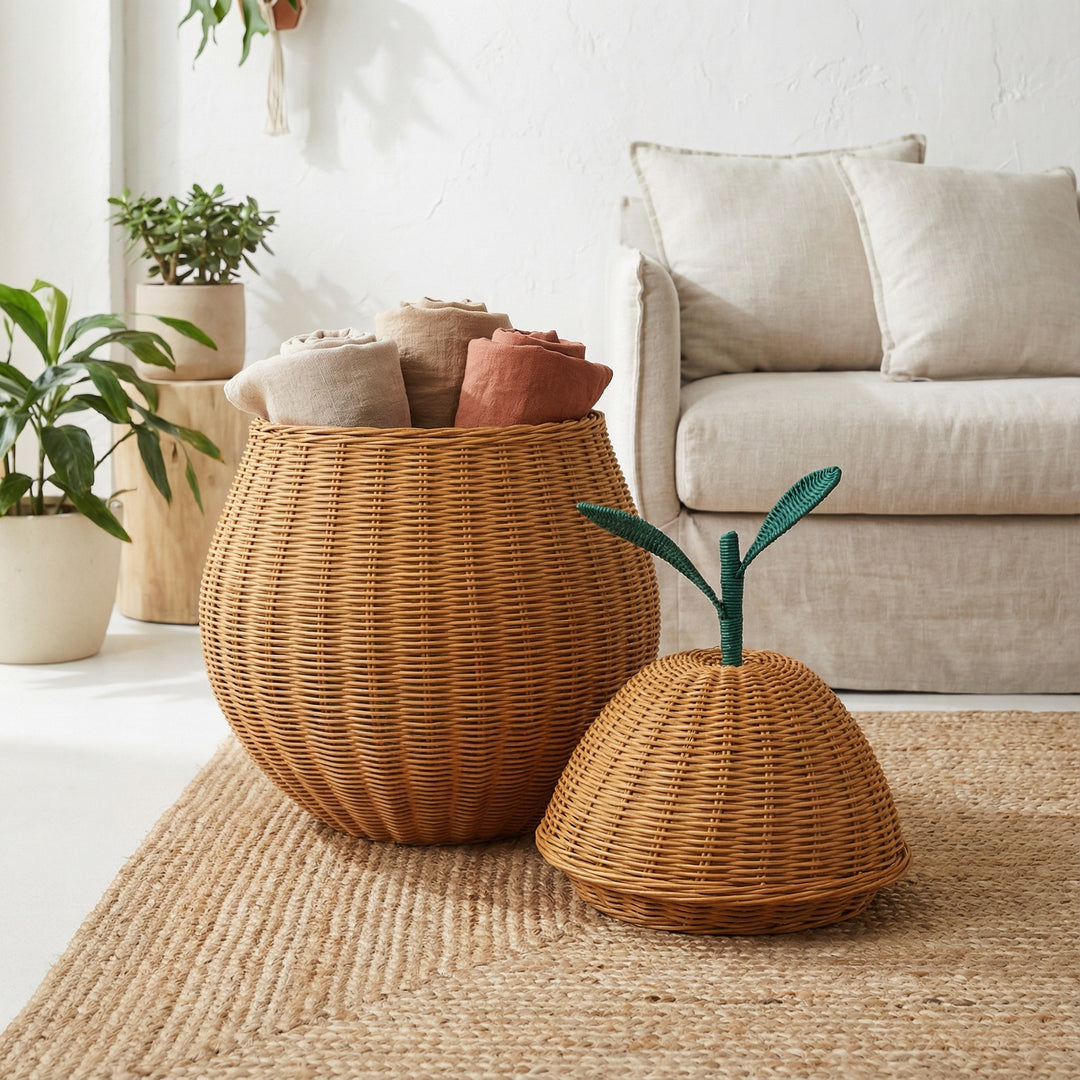 Creative storage basket in pear shape Bowlift