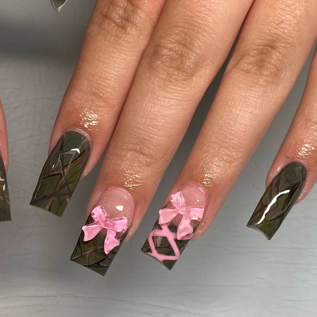 Floral Ombre Nail Wraps Bowlift