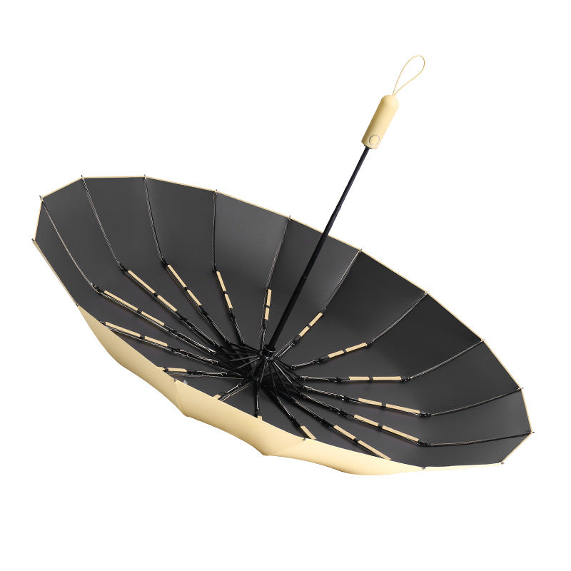 Ladies elegant folding umbrella with durable structural design Bowlift