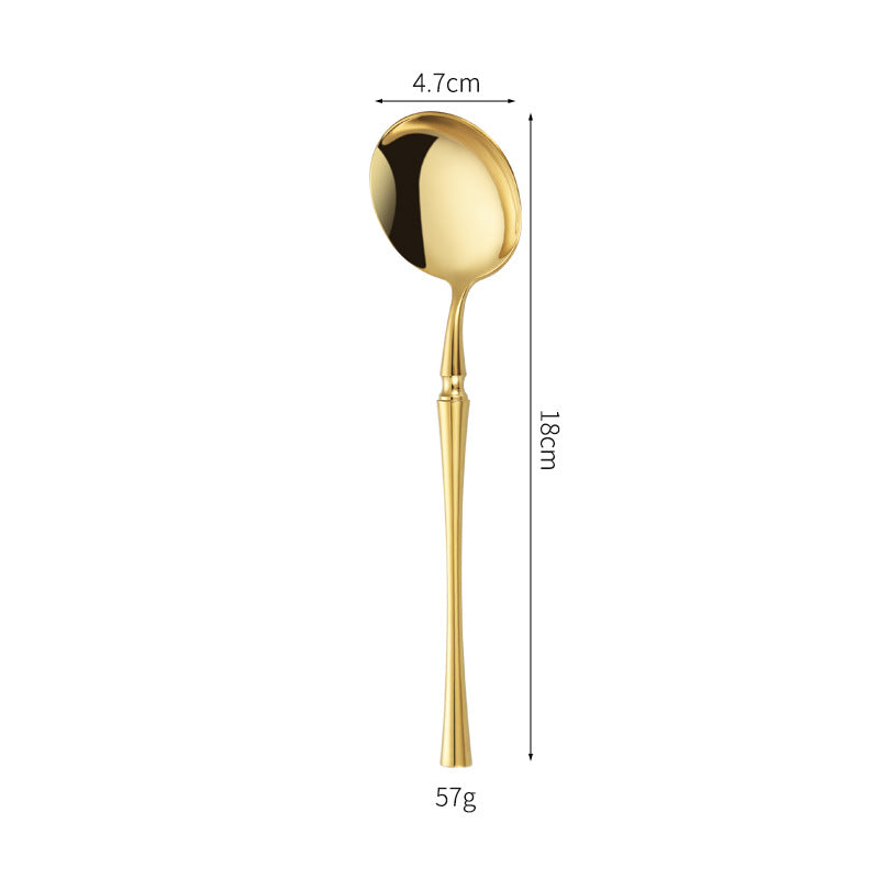 Luxurious and Elegant Dessert Knife with Precision Blade Bowlift