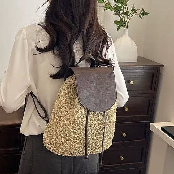 Handcrafted backpack bag made of natural material Bowlift