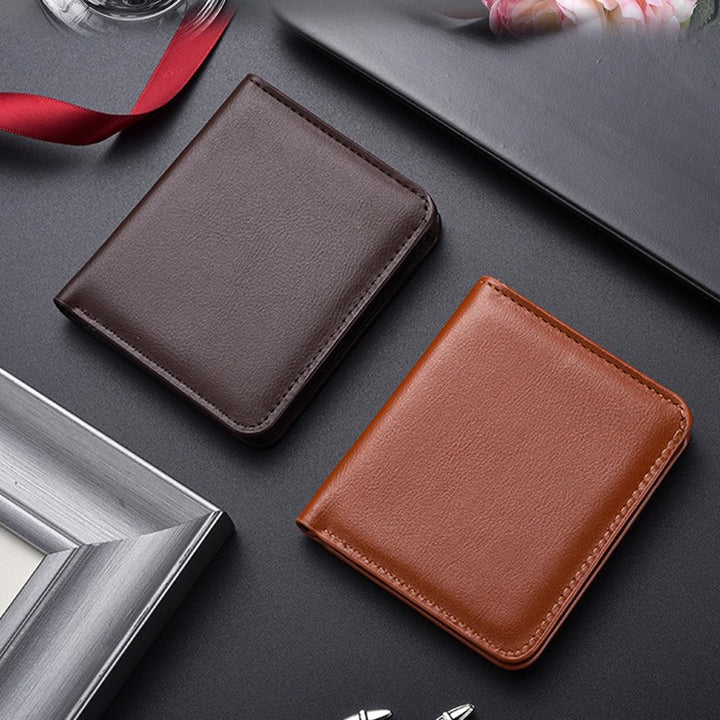 Slim Leather Bi-Fold Wallet Bowlift
