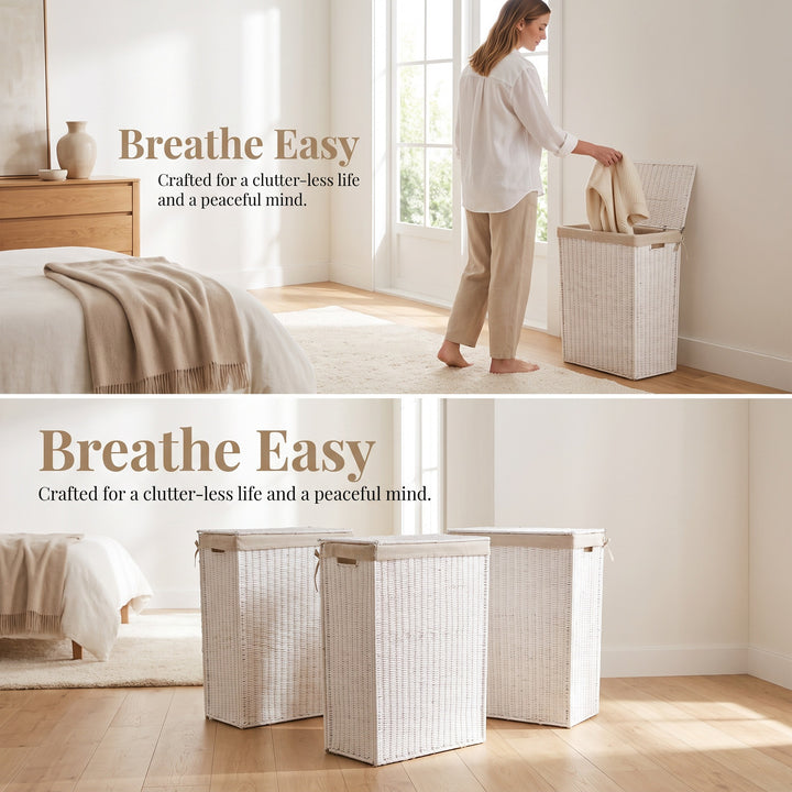 Woven Laundry Basket Bowlift