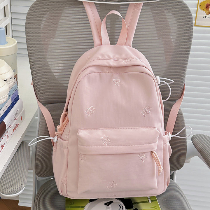Stylish Embroidered Casual Backpack Bowlift 1791205607