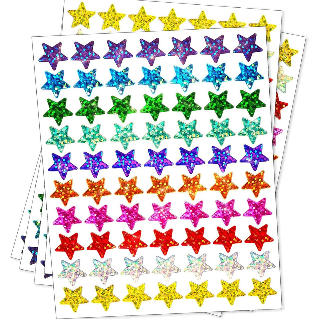 Glitter Star Decorative Sticker Set Bowlift