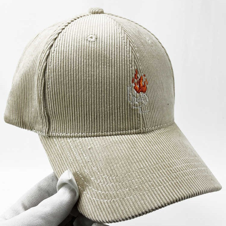Men's Corduroy Graphic Baseball Cap Bowlift