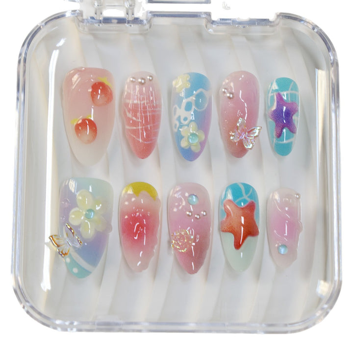 Thematic Artisan Press-On Nail Set Bowlift