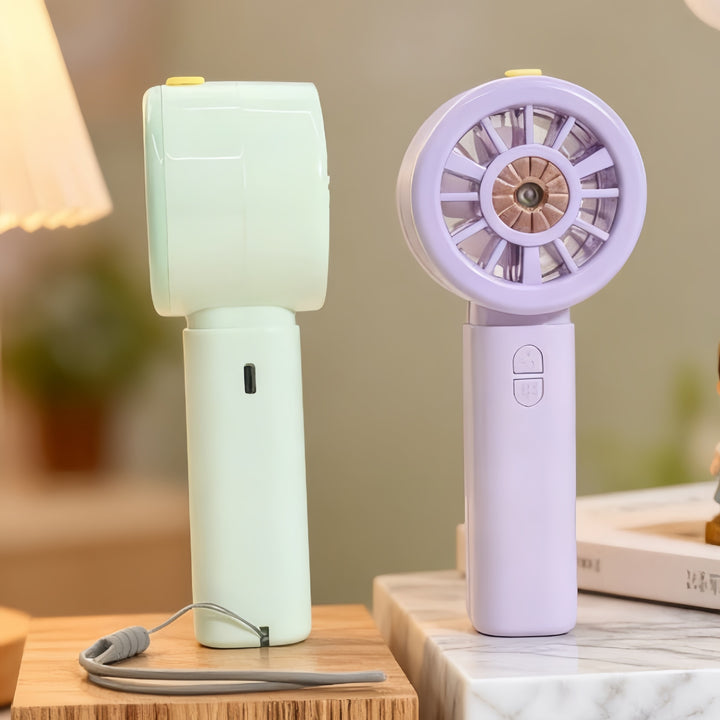 Unisex Handheld Fan with Spray Function Bowlift