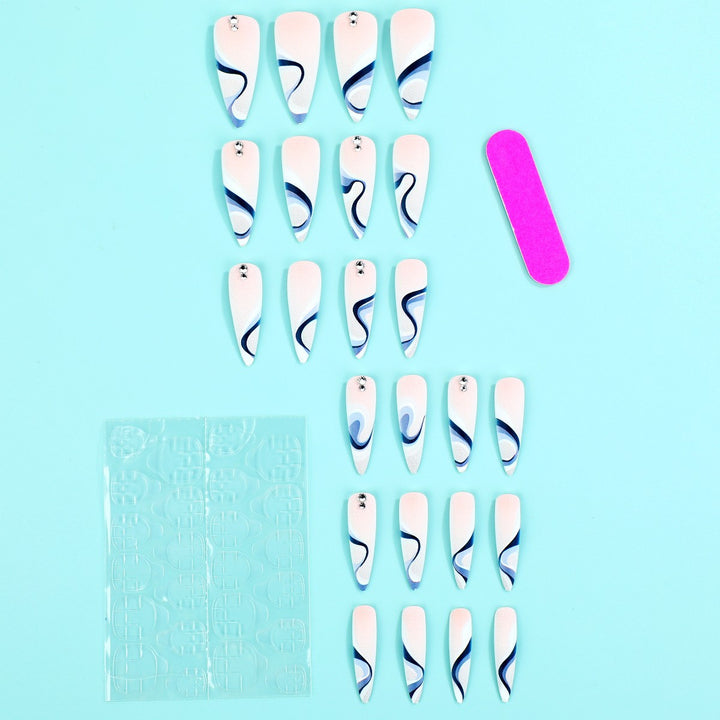 Professional artificial nails with elegant designs Bowlift