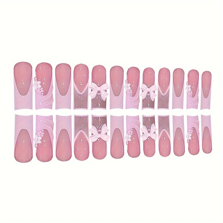 Decorative Press-On Nail Art Bowlift