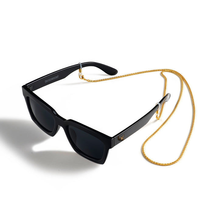 Elegant Gold Metal Eyewear Chain Bowlift