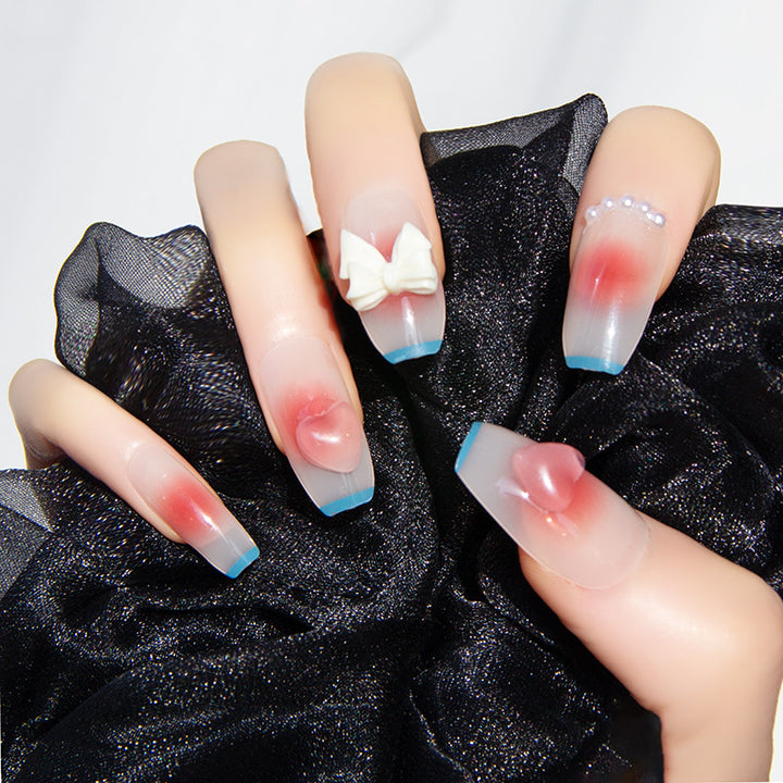 Elegant Nail Art with Gloss Finish Bowlift