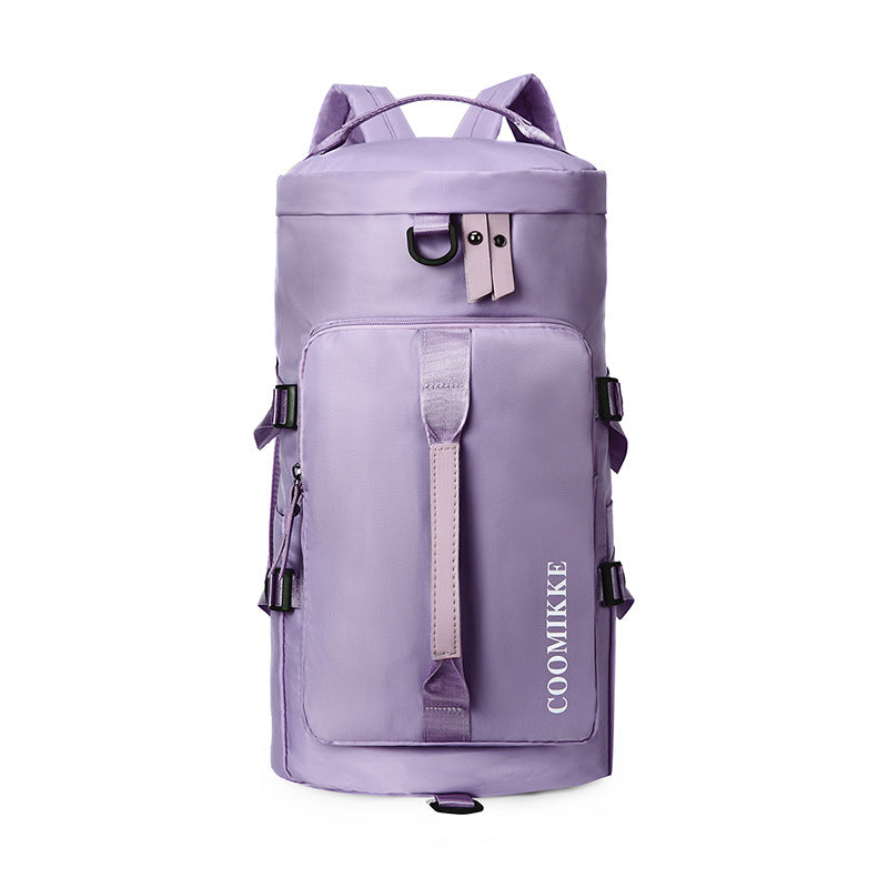 Sporty Backpack With Expandable Main Compartment Bowlift