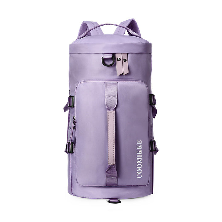 Sporty Backpack With Expandable Main Compartment Bowlift