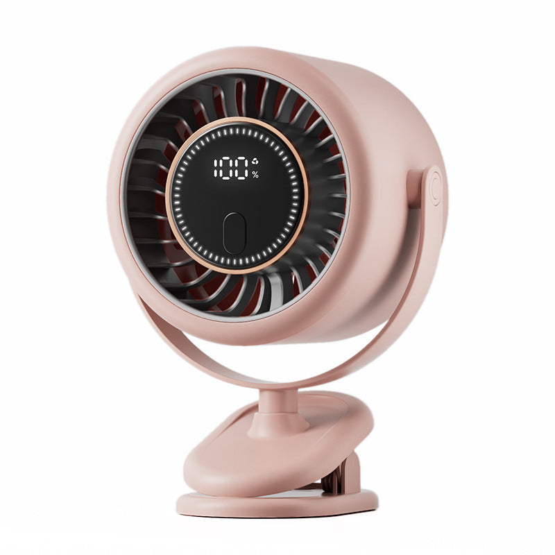 Women's portable hand fan with digital display Bowlift