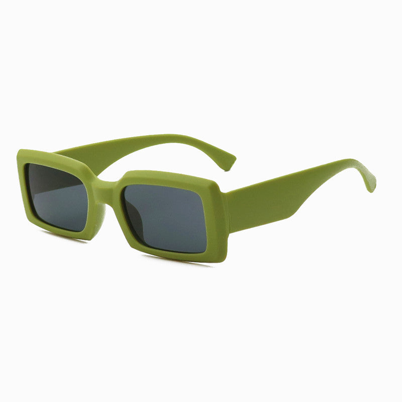 Contemporary Matte Square Sunglasses Bowlift