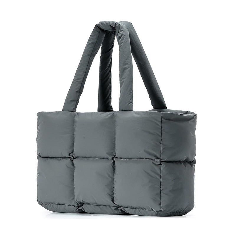 Fashionable quilted tote bag Bowlift