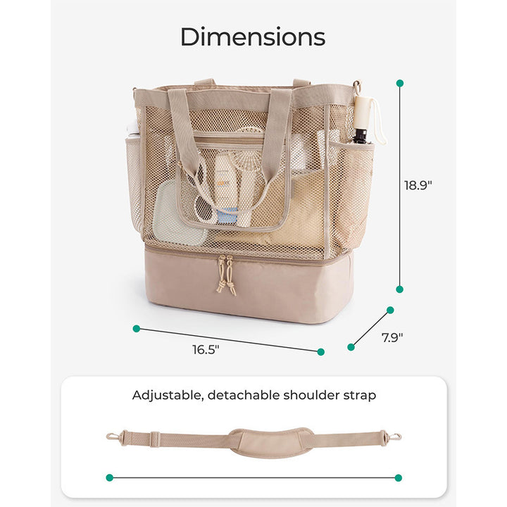 Multifunctional cooler bag with practical outer pockets Bowlift