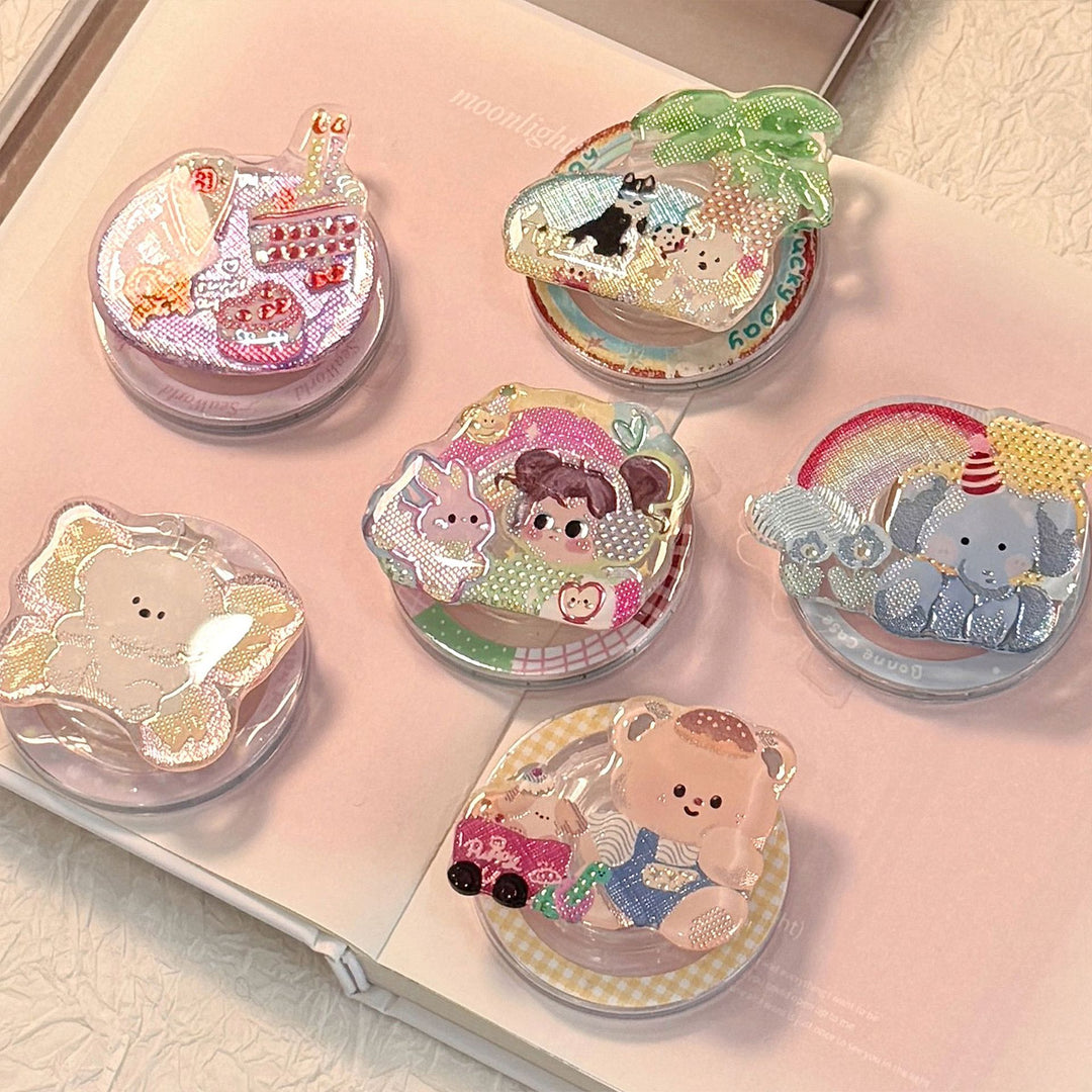 Kawaii Elephant Smartphone Finger Holder Case Bowlift