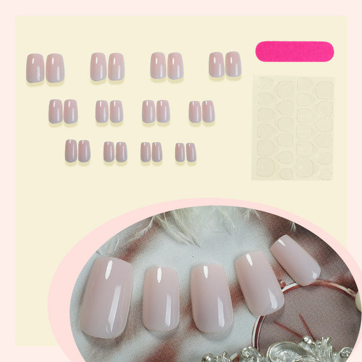 Fake nail set with shiny finish and ergonomic fit Bowlift