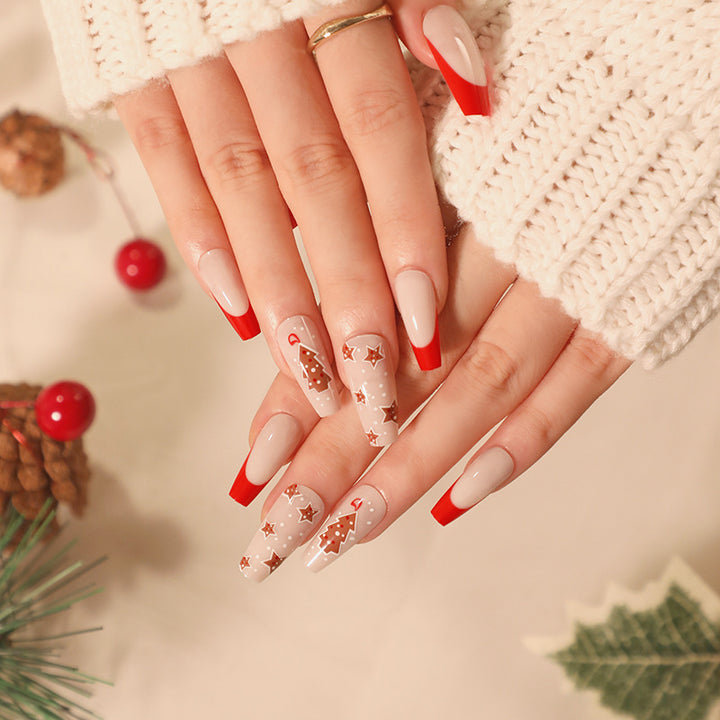 Artful Nail Art with Festive Christmas Design Bowlift