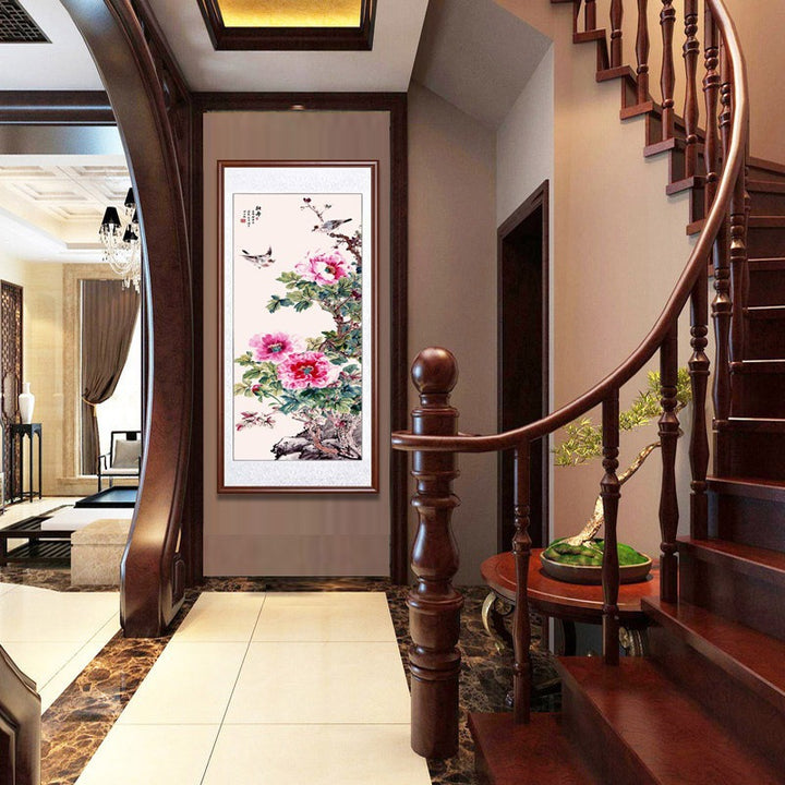 Elegant Floral Wall Decoration Print