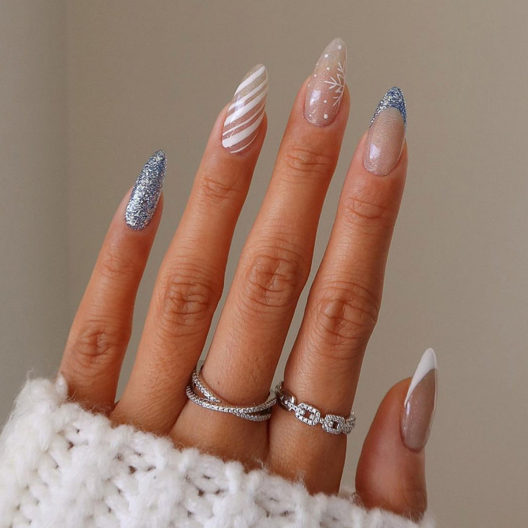 Creative nail art set with elegant patterns Bowlift