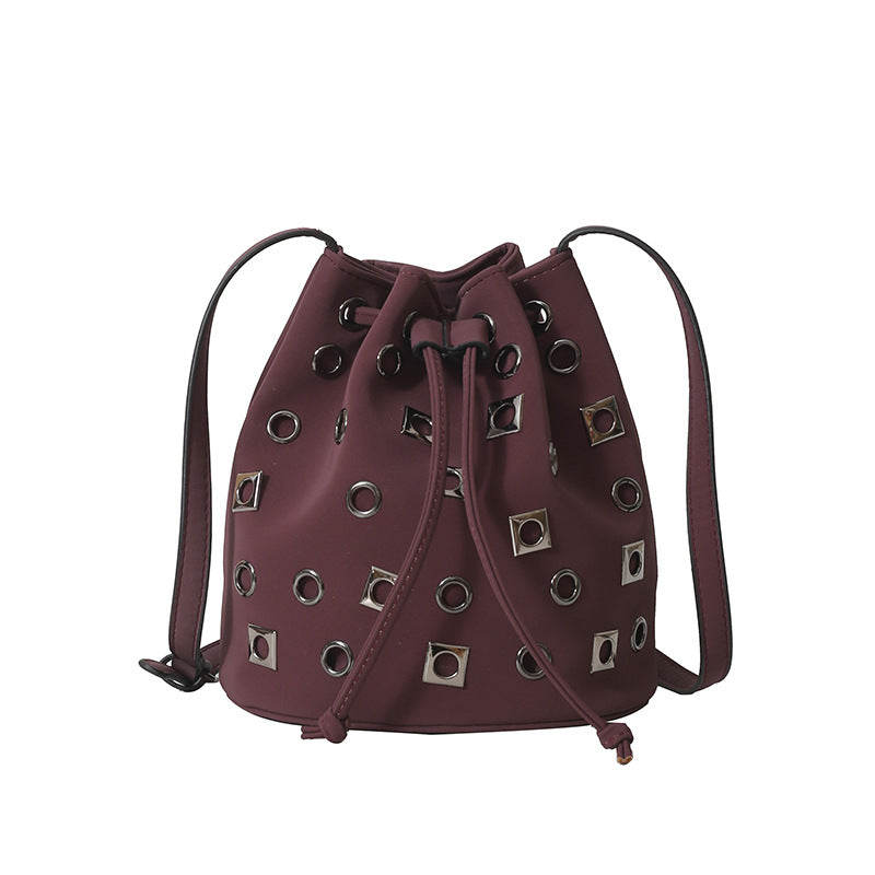 Stylish Drawstring Bucket Bag