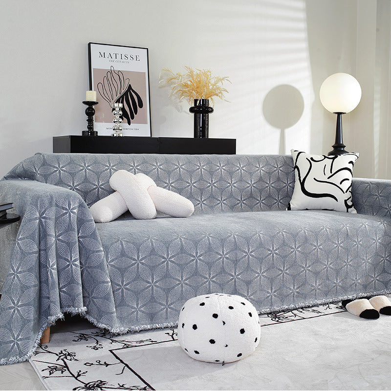 Textured Decorative Sofa Throw Cover