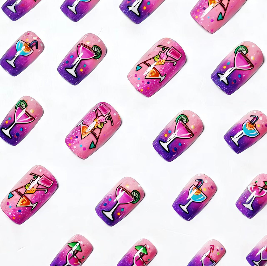 Summer Cocktail Nail Art Bowlift