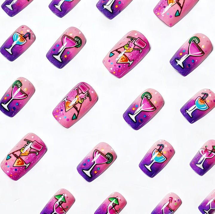 Summer Cocktail Nail Art Bowlift