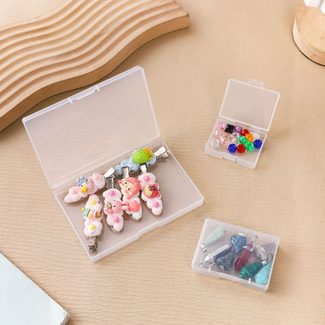 Compact Clear Pill Storage Case Bowlift