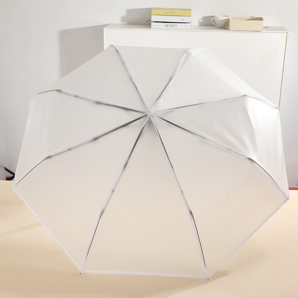 Women's Foldable Umbrella with UV Protection Bowlift