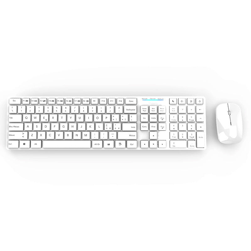 Elegant Wireless Keyboard and Mouse Set with Precision Control Bowlift