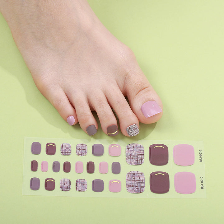 Premium Glittery Toe Nail Wraps
