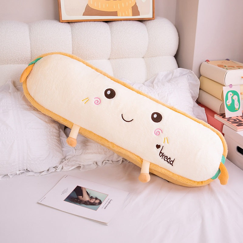 Plush Sandwich Cushion with Sweet Design Bowlift