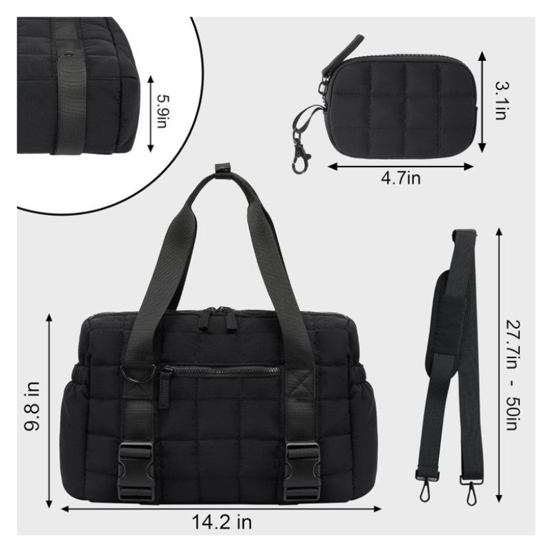 Stylish Padded Gym Duffle Bag Bowlift