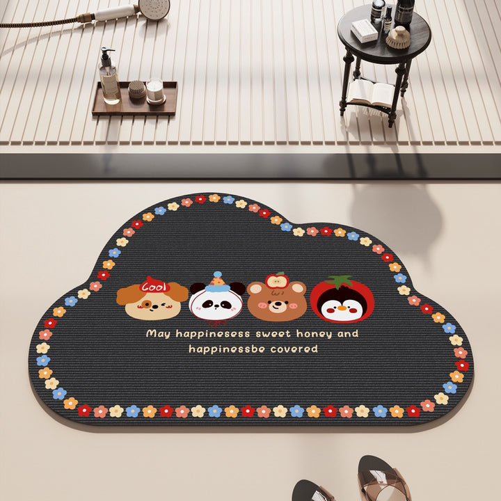 Cute Animal-Themed Bath Mat