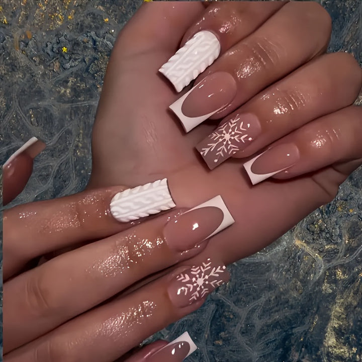 Seasonal French Tip Nail Art Set Bowlift